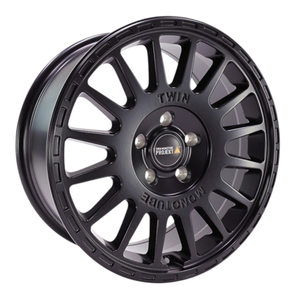 8x18 ET45 Twin-Monotube-Projekt-AT2 Alufelge schwarz für Mercedes V-Klasse 447